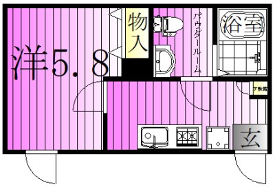 ア・ピアチェーレ 間取り図