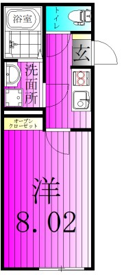 カインドネス柏旭町 102号室 間取り