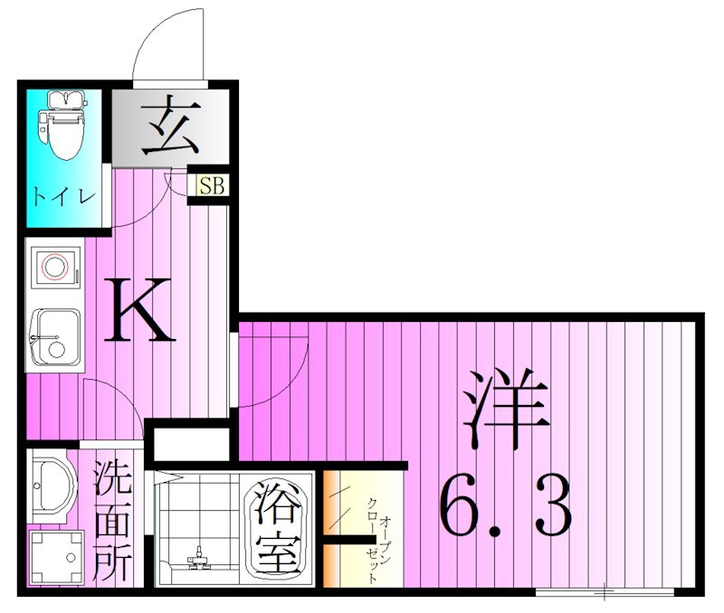 コパン舎人公園 間取り図