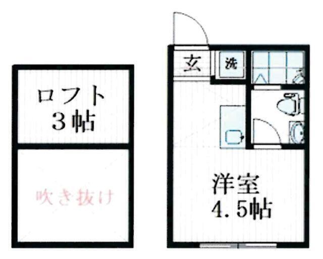 アパートメントハウス足立舎人 間取り図
