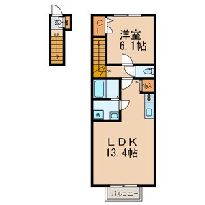スカイシティ四つ木 間取り図