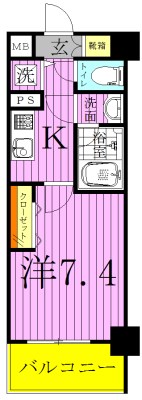 ＤＩＰＳ北千住  間取り図