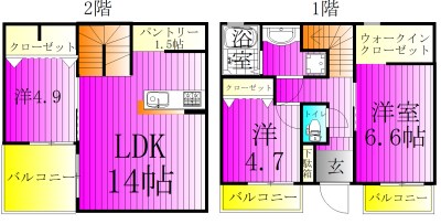 N1040Village 間取り