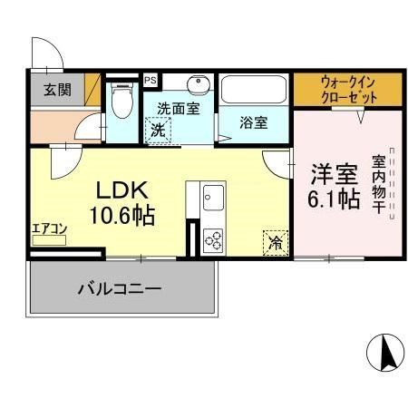 メディオ　寺田 202号室 間取り