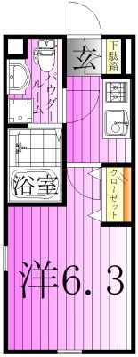 レピュア北千住レジデンスⅢ 間取り図
