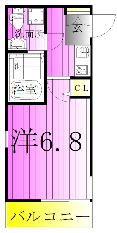 レピュア北千住レジデンスⅢ 間取り図