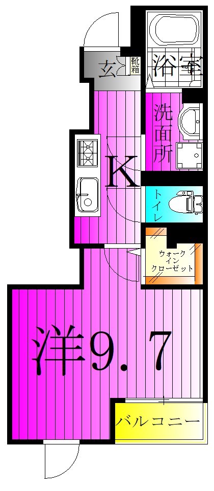 フローラ高野 間取り図