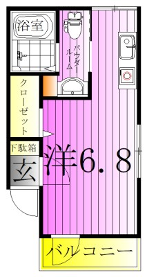 ＭＥＬＤＩＡ竹ノ塚 間取り図
