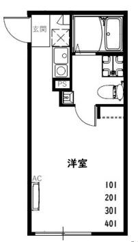 RSC竹ノ塚 間取り図