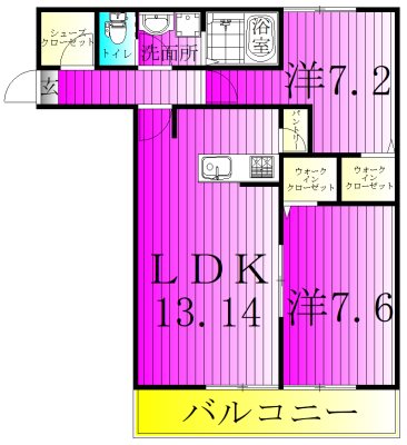 ハイセンチュリー 203号室 間取り