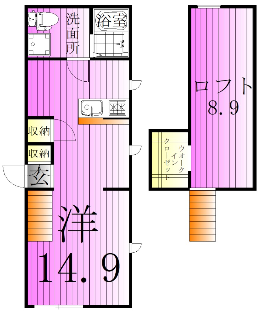 プリマ・ファミリエ 間取り図