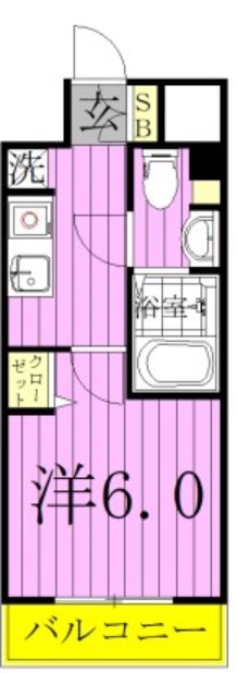 N-Stage三郷 807号室 間取り