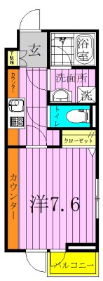 パークヴィラ六町 間取り図