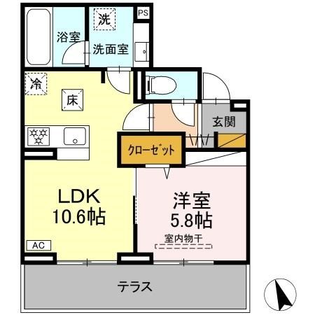 エテルナⅡ 303号室 間取り