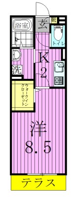 ベルウィル 間取り図