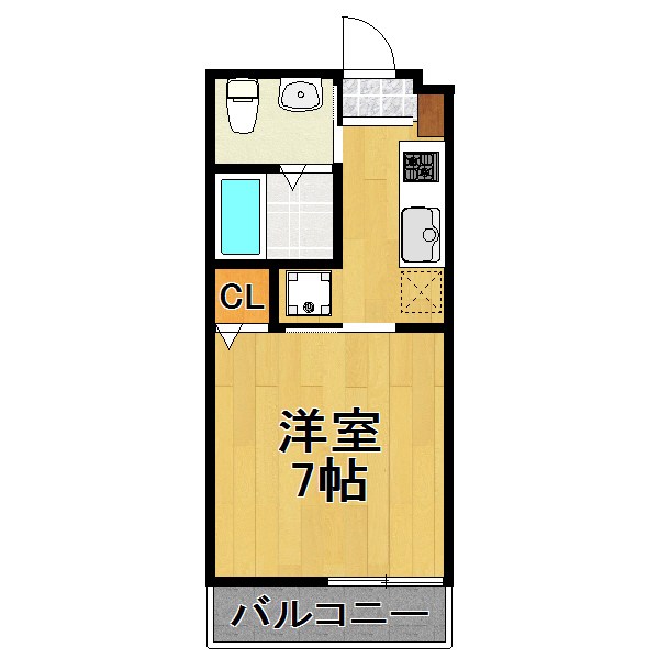 柏の葉Villege 102号室 間取り