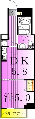 クラリティア綾瀬 間取り図