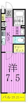 クレインハウス 間取り図