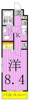 グランドエグザ親水公園１ 間取り図