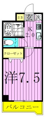 ステイツ綾瀬 間取り図