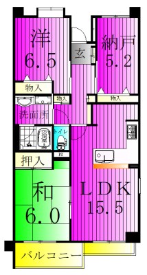 ＩＳＭ南柏 101号室 間取り