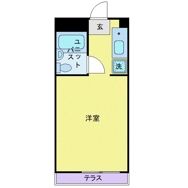 311号室 間取り
