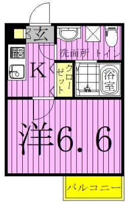 パティアン綾瀬 間取り図