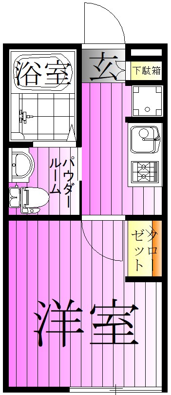 アステロイ綾瀬 間取り