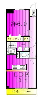グラン　エリアール 102号室 間取り