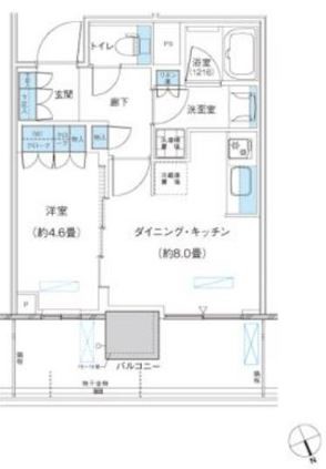 パークシティ柏の葉キャンパス　ザ・ゲートタワー　ウエスト 1506号室 間取り