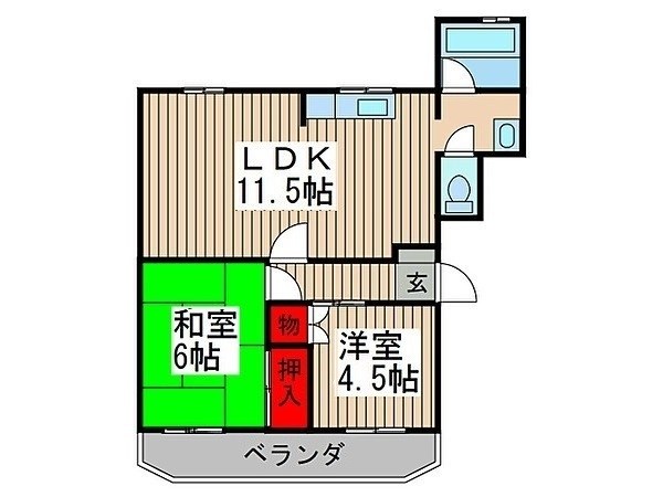 パシフィックレジデンス 302号室 間取り