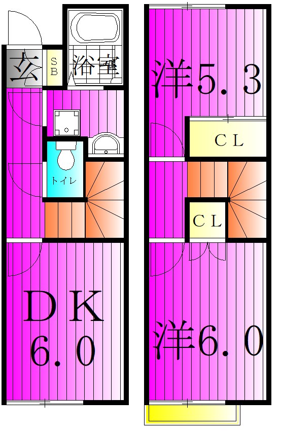 メインシティガーデン　ブライト 103号室 間取り