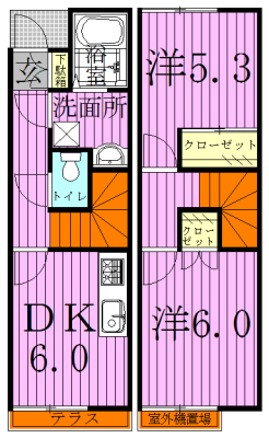 メインシティガーデン　ブライト 103号室 間取り