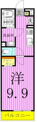 リブリ・六町 間取り図