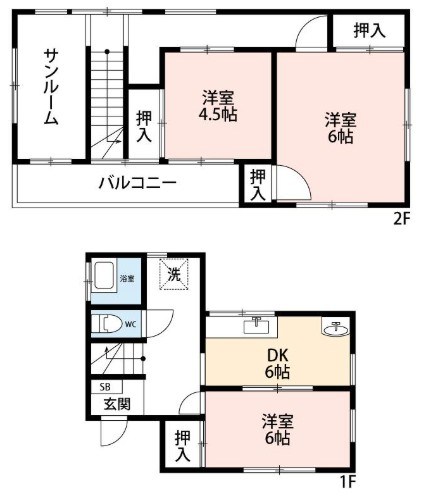 上ノ台戸建 間取り
