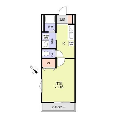 レジデンス向小金 301号室 間取り