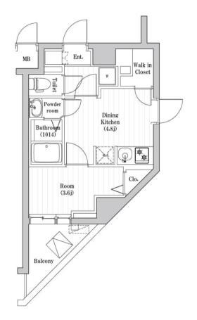 SPコート亀有 間取り図