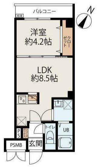 コネクトパークヒルズ南初富 201号室 間取り