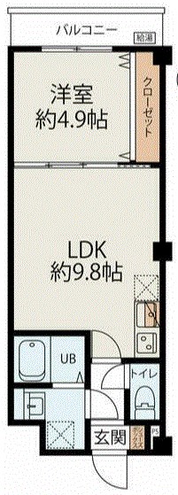コネクトパークヒルズ南初富 305号室 間取り