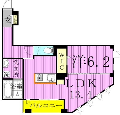 フェリシア　おおたかの森 403号室 間取り