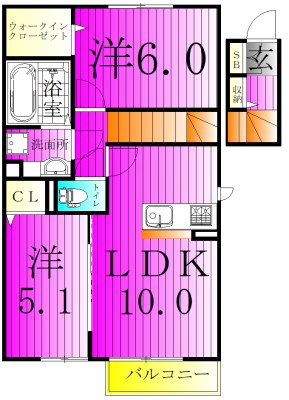 ラポール 間取り図