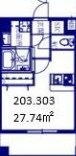 ＳＫビル拾番館 203号室 間取り