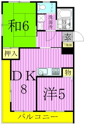 アーバングリーン金森 間取り図