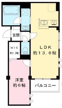 ＭＩＲＡＩ　 203号室 間取り
