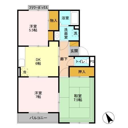 ハイホーム鈴幸 間取り図