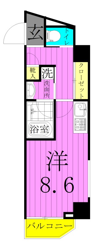 ART APARTMENT IN TOKYO NORTH 間取り図