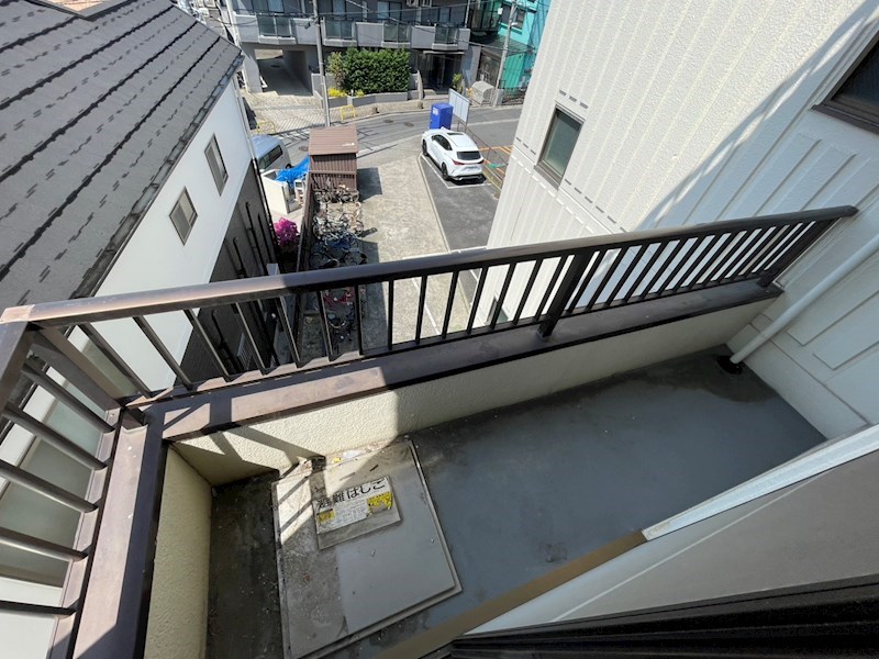 竹の塚ローヤルコーポ ベランダ