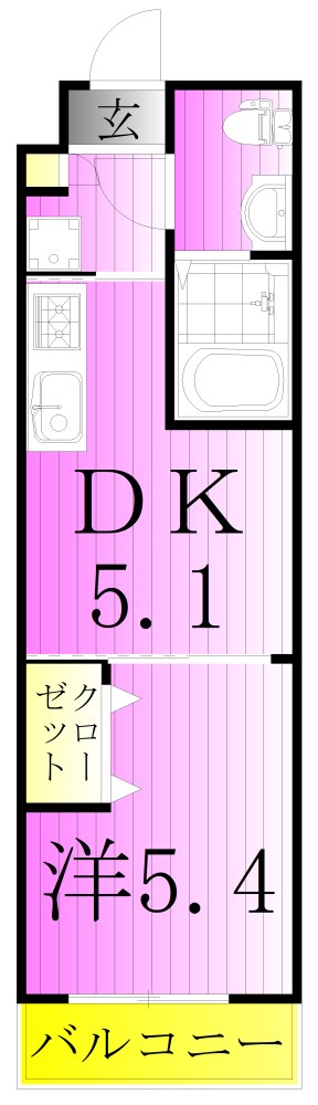 アーバーハイツ六町3丁目2号館 間取り図