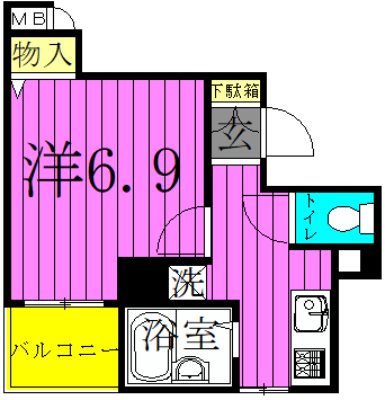 ルーエ21 間取り図