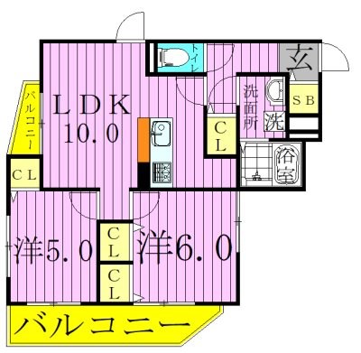 フォンテ パシフィック 間取り図